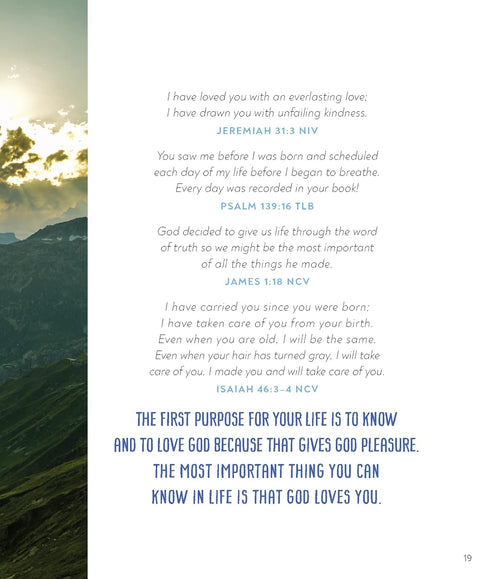 THE PURPOSE DRIVEN LIFE SELECTED THOUGHTS & SCRIPTURES FOR THE GRADUATE - WARREN